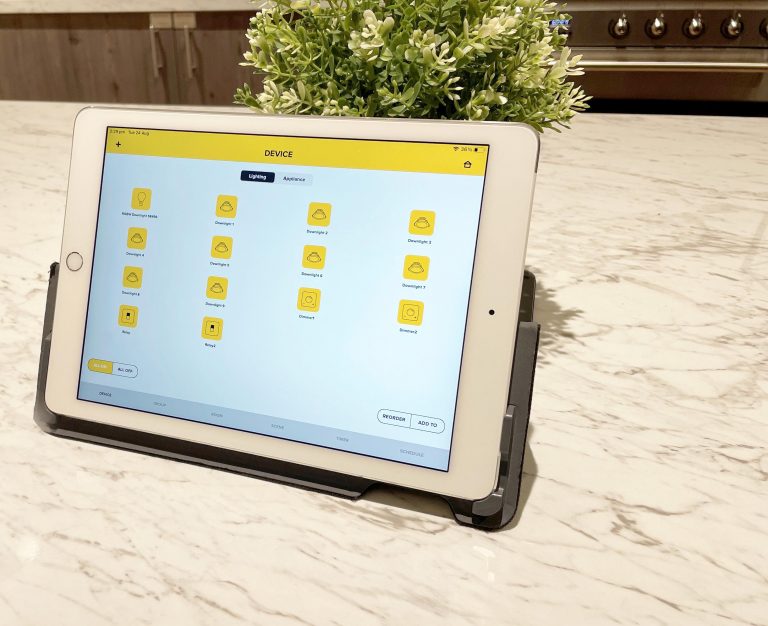 KASTA app landscape ipad tablet display kitchen